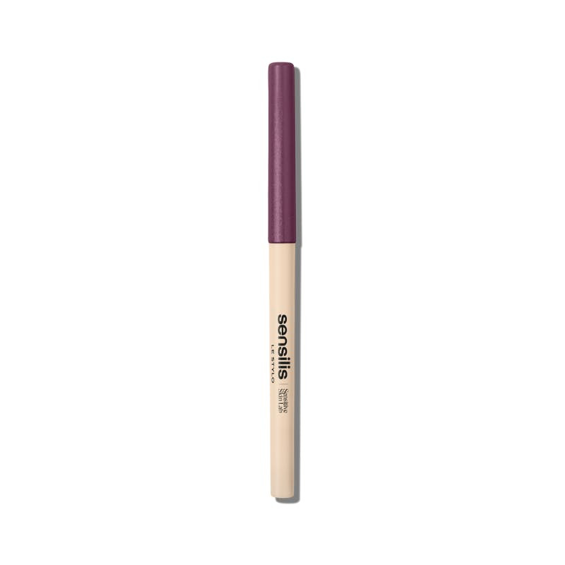 Lápiz delineador automático Le Stylo Prune - Berenjena, resistente al agua, punta retráctil