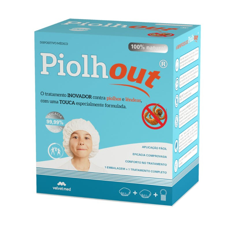 Gorros desechables anti-piojos con peine fino - kit 2 uds