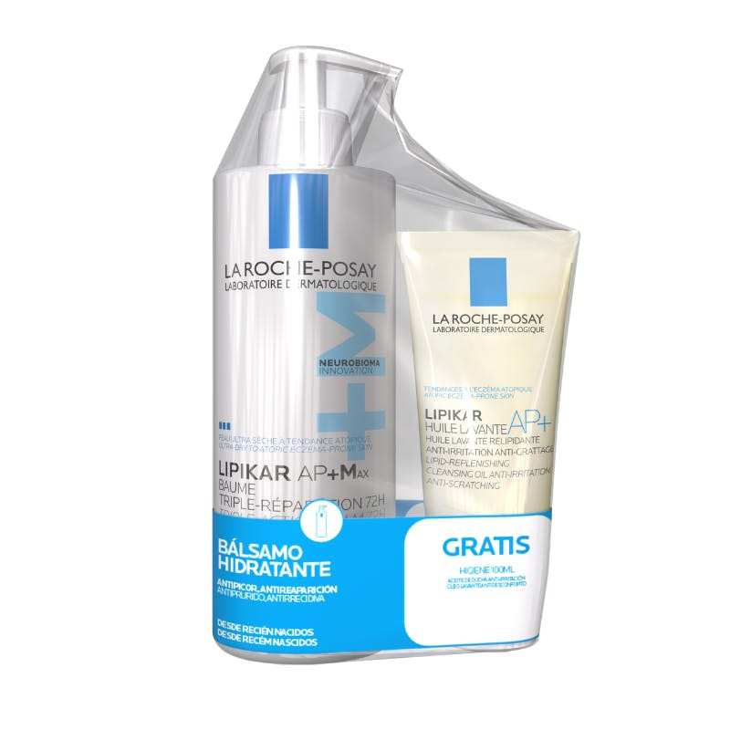 Pack Lipikar: Bálsamo AP+M 400ml con Aceite Limpiador 100ml regalo