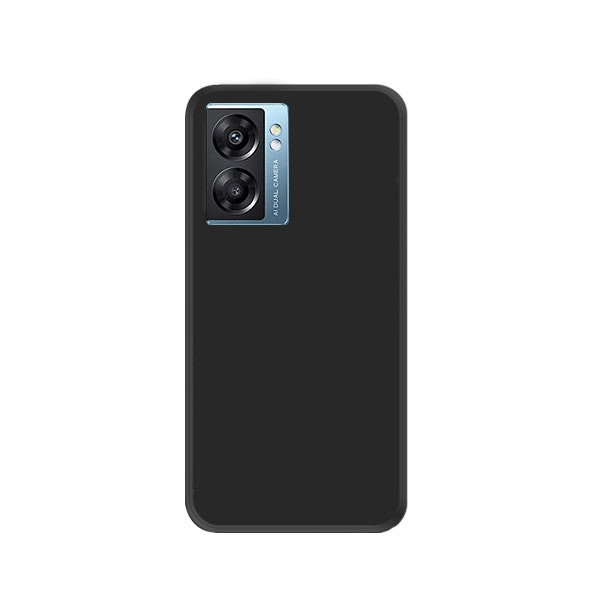 Liquid silicone case for Oppo A57 - ultra-thin - Black