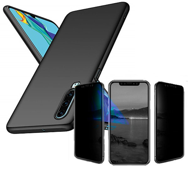 Kit protector de privacidad 5D y funda SlimShield para Huawei P30