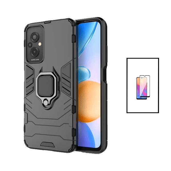Kit protector de vidrio y funda Military Defender para Xiaomi Redmi 11 Prime