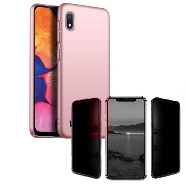 Protector privacidad 5D y funda SlimShield para Samsung Galaxy A10