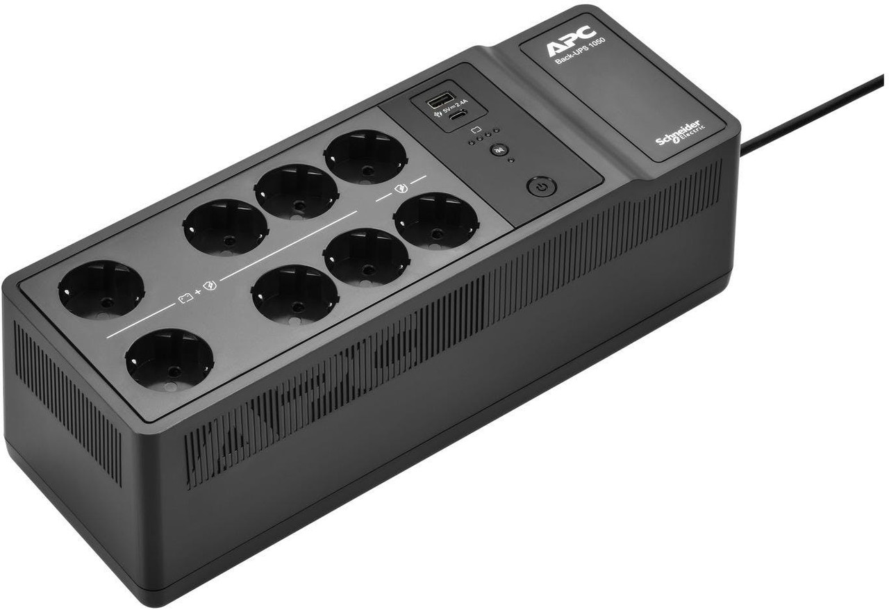 UPS Off-line Back-UPS 1050VA 600W with USB-C, USB-A and Schuko outlet