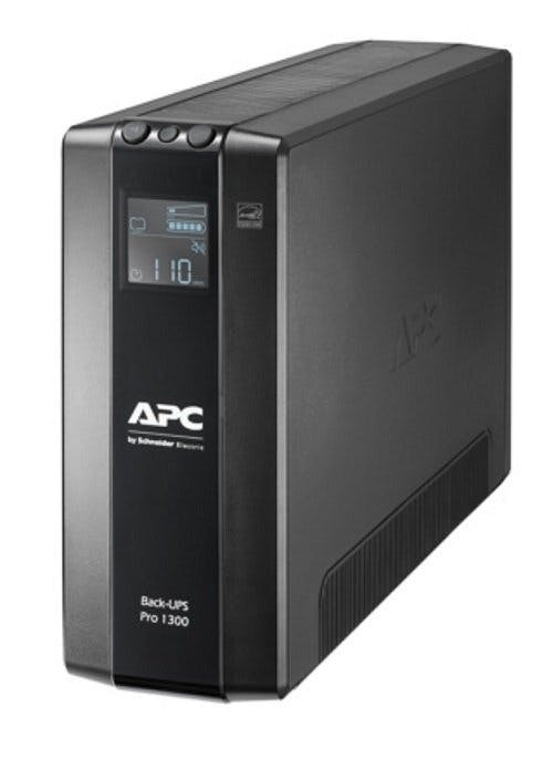 UPS Back-UPS Pro 1300VA con AVR y LCD, 8 tomas