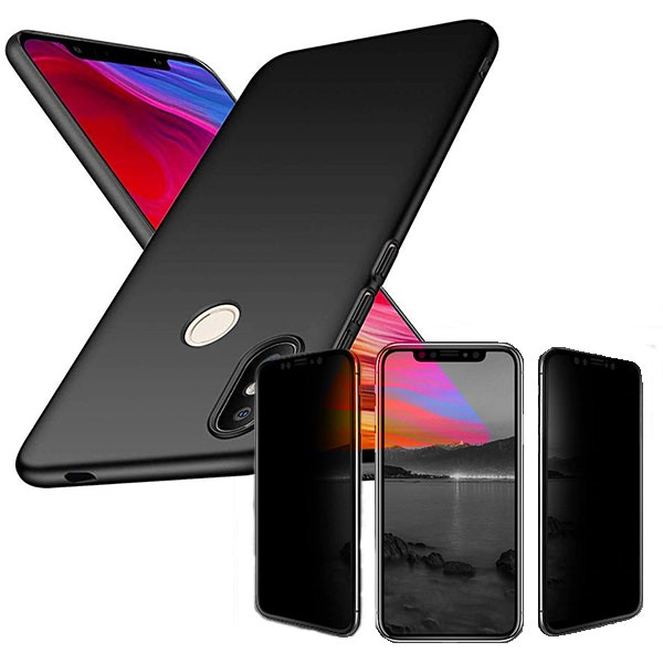Protector de privacidad 5D y funda SlimShield para Xiaomi Mi 8