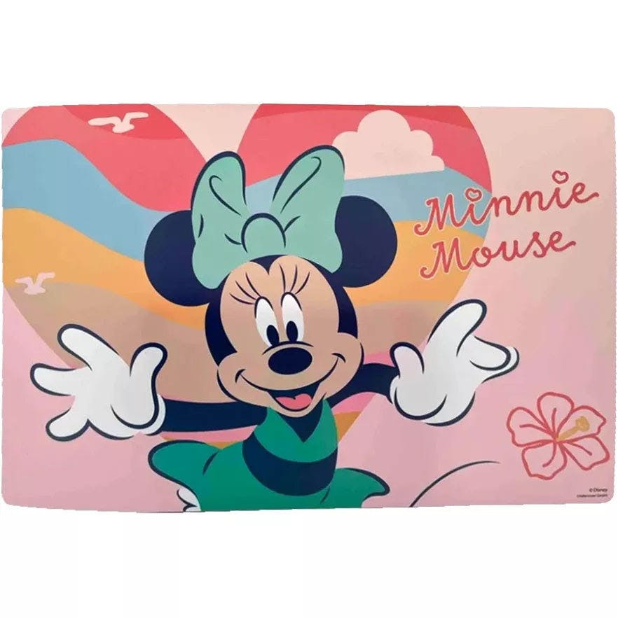 Individual Minnie Summer en plástico