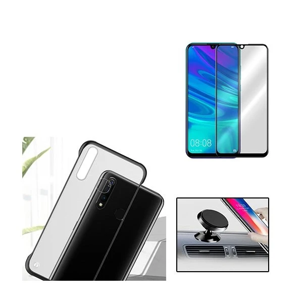 Cases and Full Cover Screen Protector for Honor 10i with Magnetic Car Mount