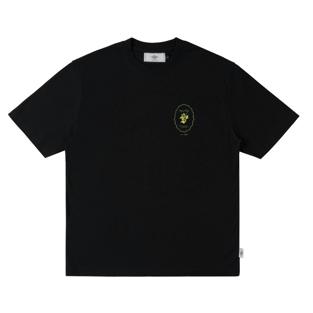 T-shirt with crew neck and front and back print