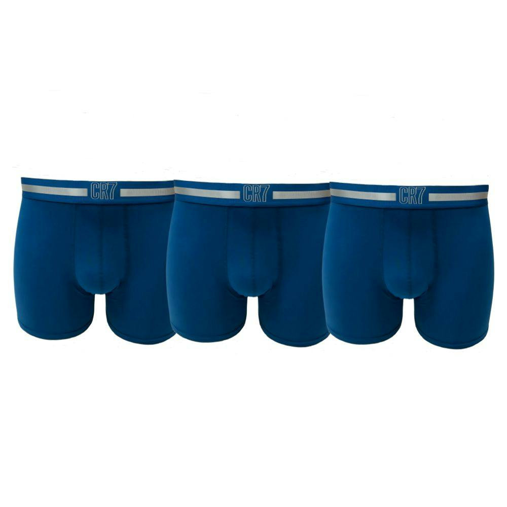 Boxers de algodón orgánico pack de 3 con elástico en contraste