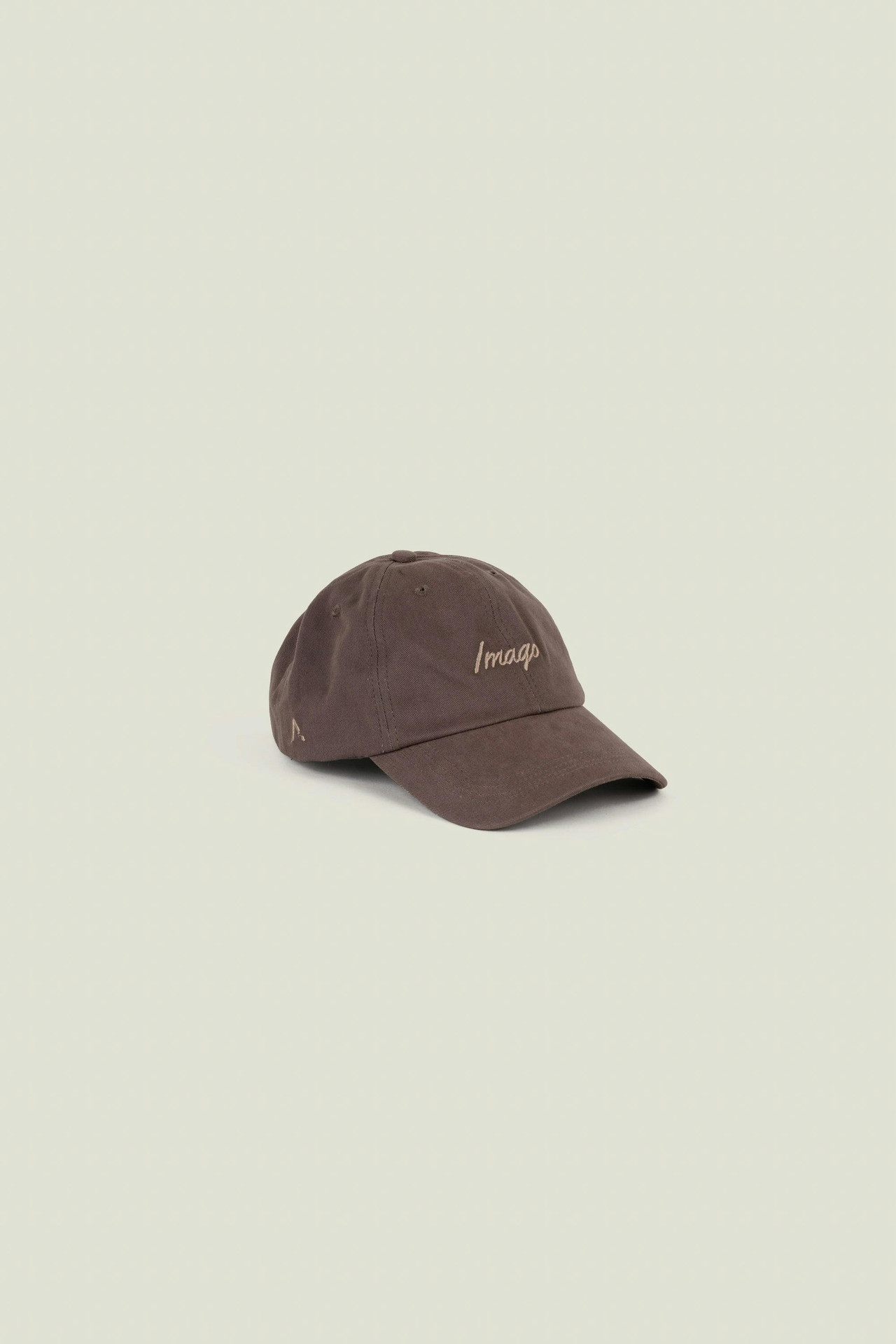 Gorra gris de 6 paneles en algodón