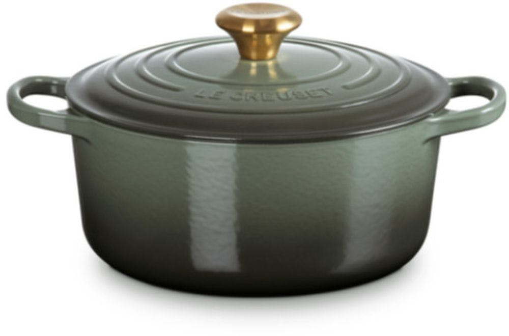 Cocotte Signature 24 Thyme de hierro fundido