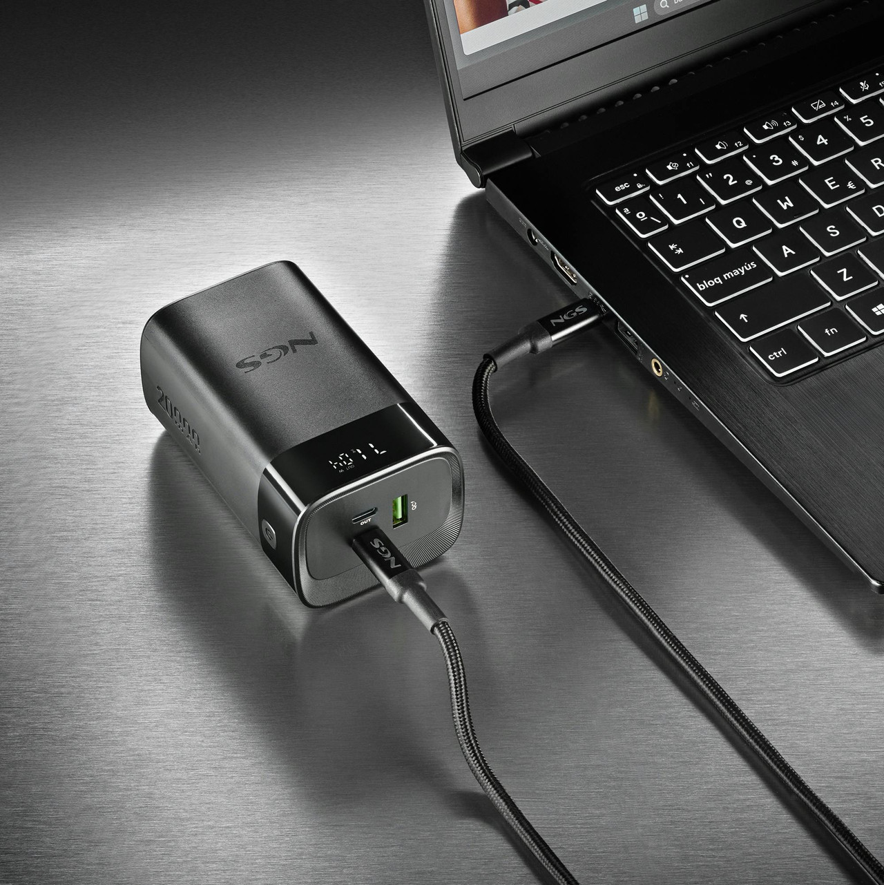 Powerbank NGS Twix 20 20000mAh 65W con LED
