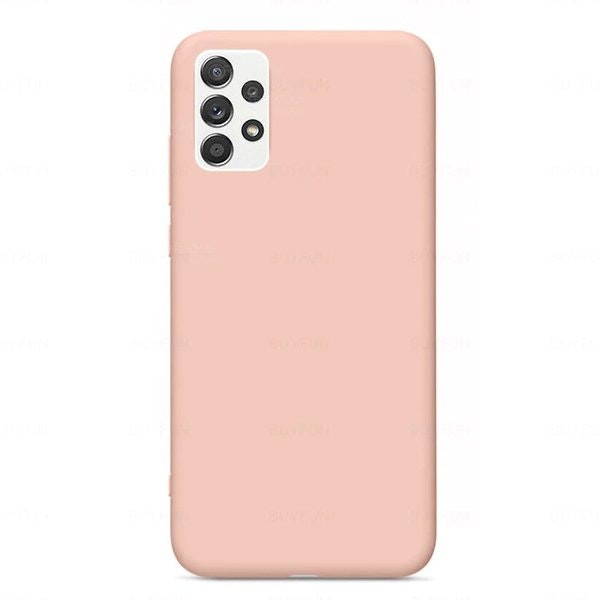 Funda de silicona líquida para Samsung Galaxy A52s 5G - rosa