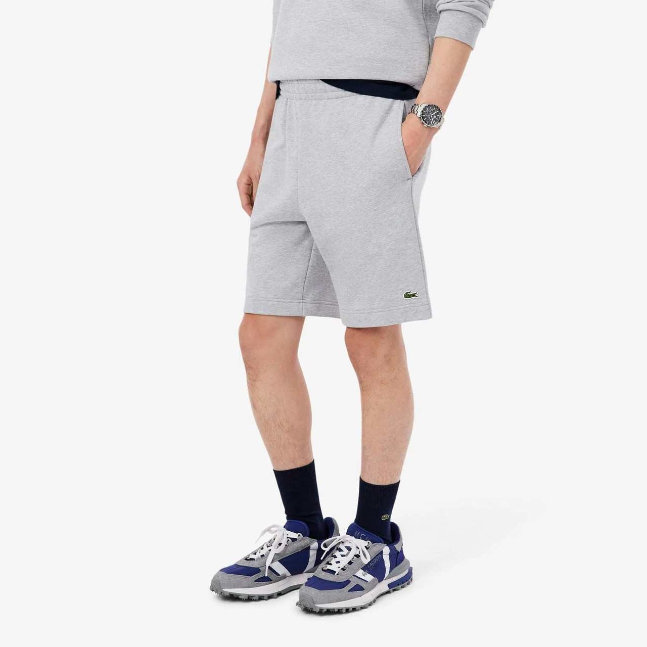 Pantalones cortos de felpa rectos