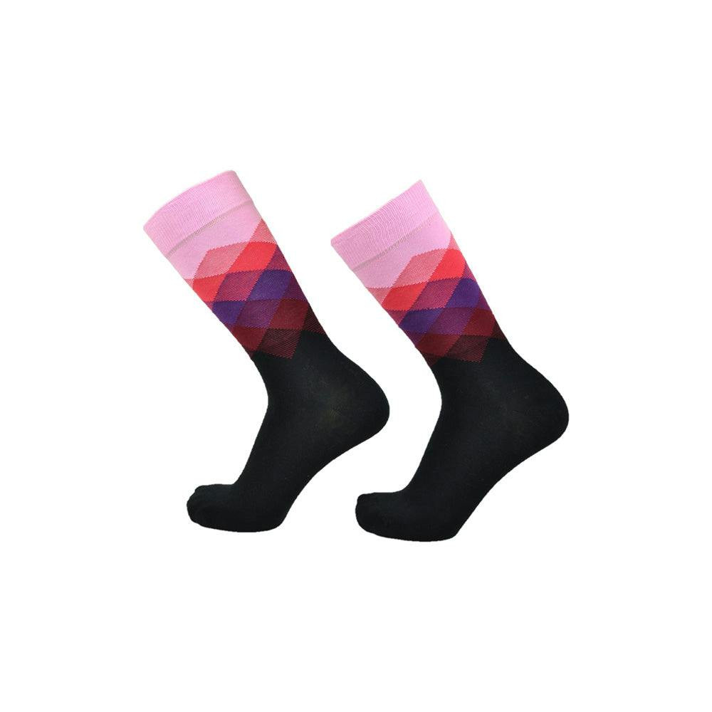 Men's patterned socks in gift box