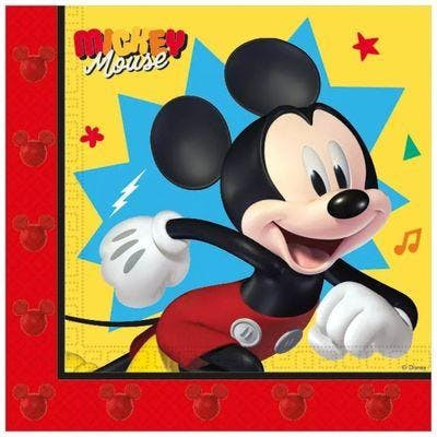 Servilletas de papel Mickey Jump into Fun 20 unidades 33 x 33 cm