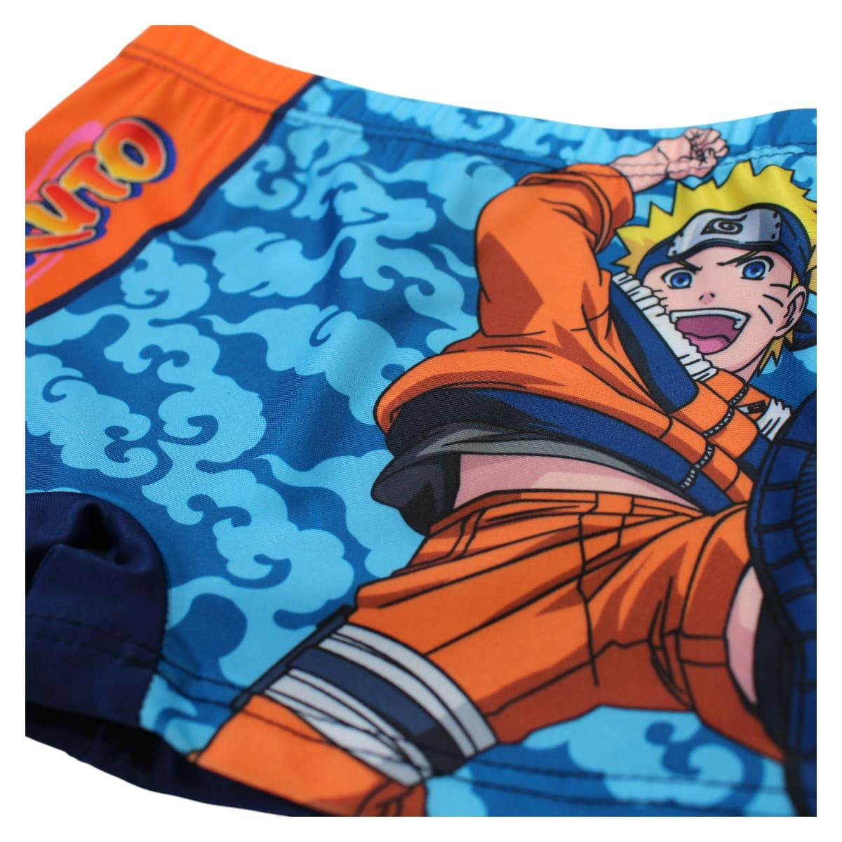 Naruto print children's swim trunks