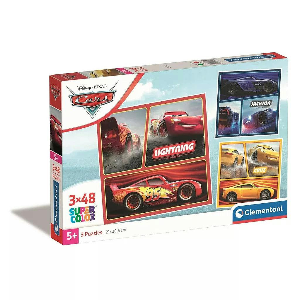 Puzzle 3x48 pieces Cars Rivals