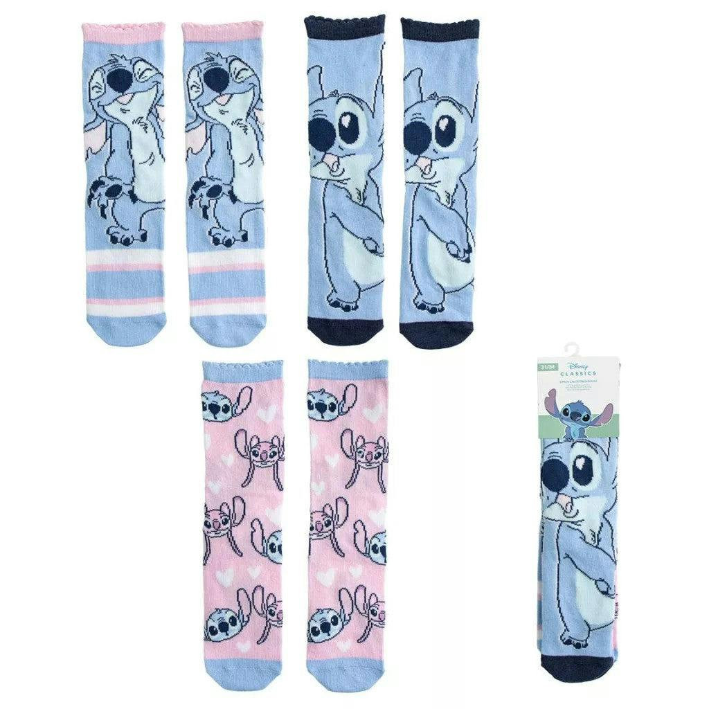 Pack of 3 Stitch socks in cotton