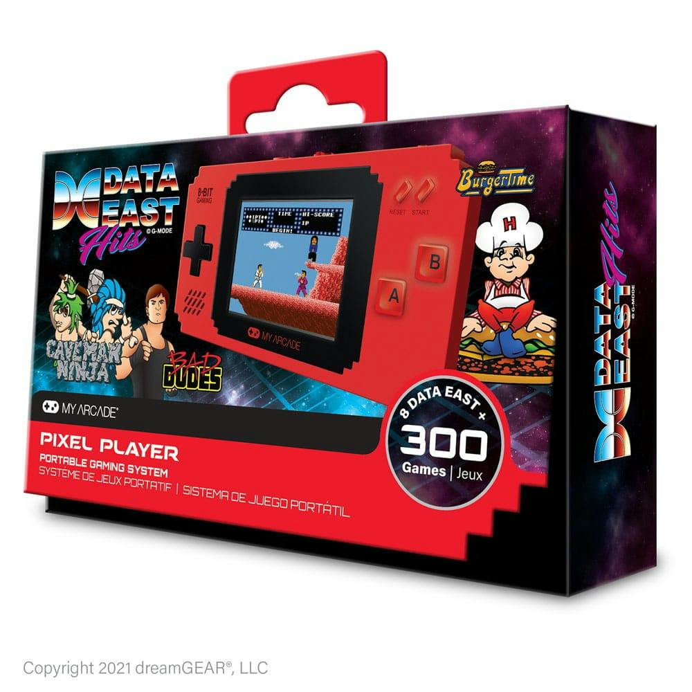 Portable Pixel Player handheld with 300 built-in retro games