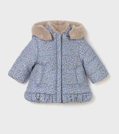 Chaqueta reversible en mezcla de poliéster, algodón y viscosa