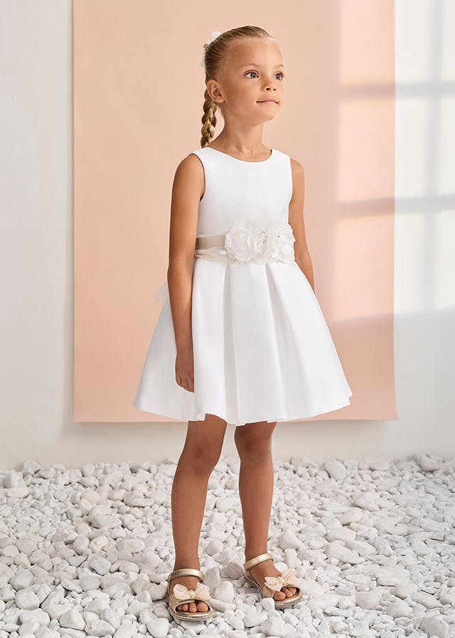 Vestido mikado