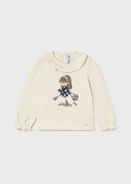 Camiseta de peluche algodón 100% para bebé