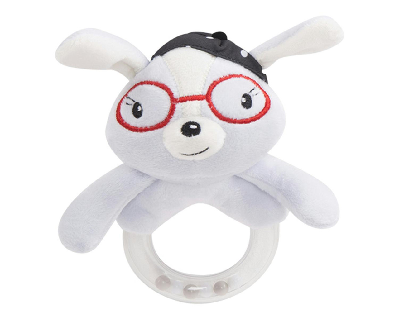 Plush-top rattle - Love Rome, 0+ months