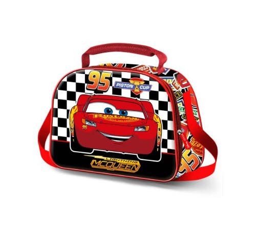 Lonchera 3D Cars Racer isotérmica con correa ajustable