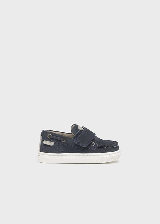 Zapato náutico infantil azul marino
