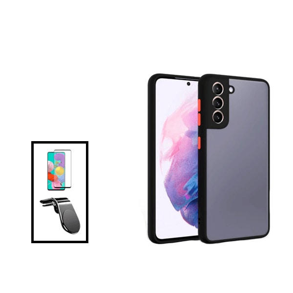Funda Antigolpes con Protector 5D y Soporte Magnético para Galaxy S22 5G