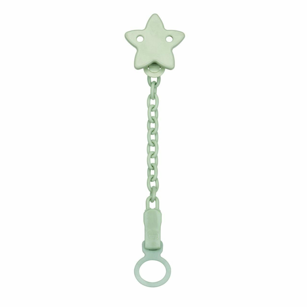 Clip para chupete con estampado de estrellas