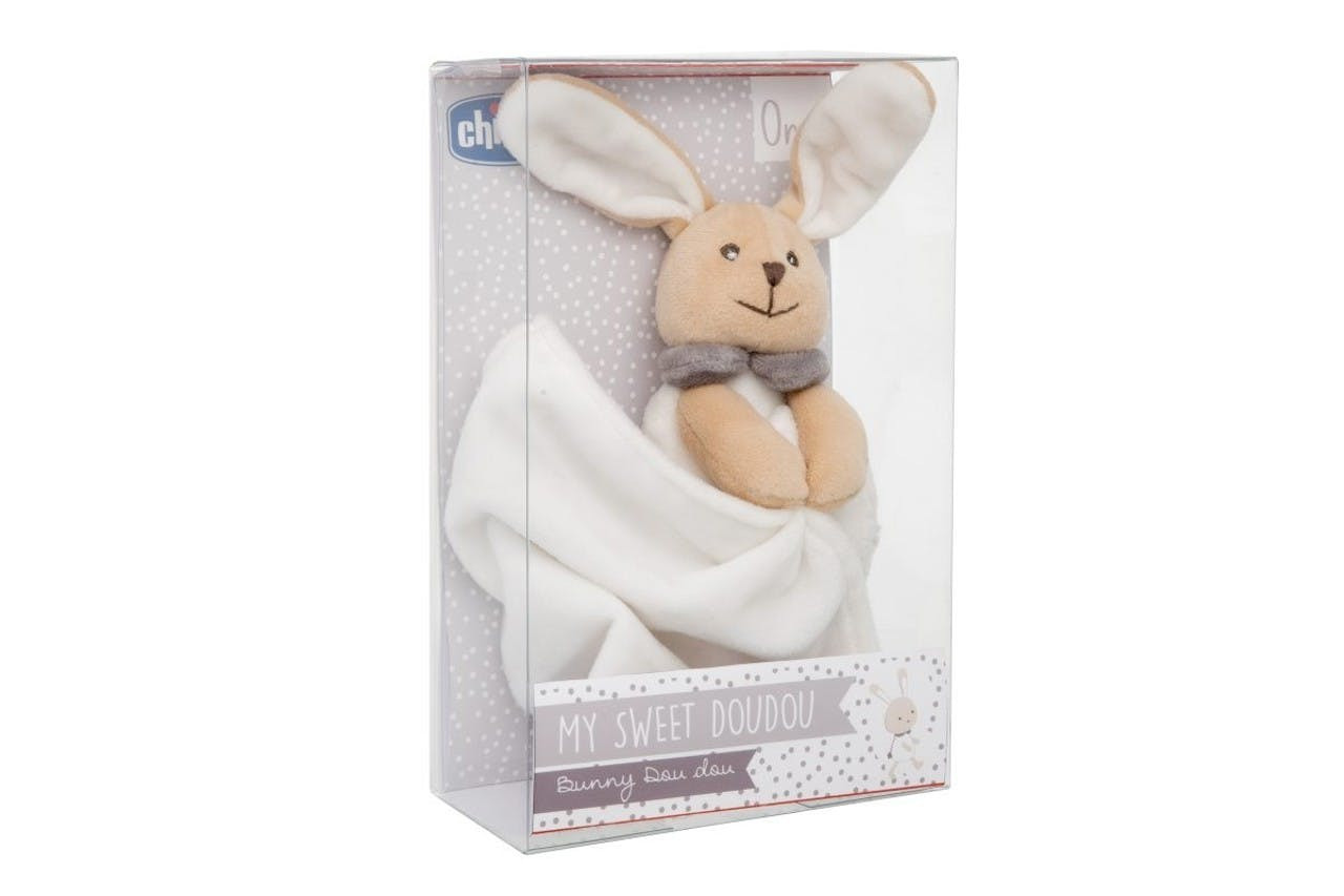 Rabbit doudou plush for newborns