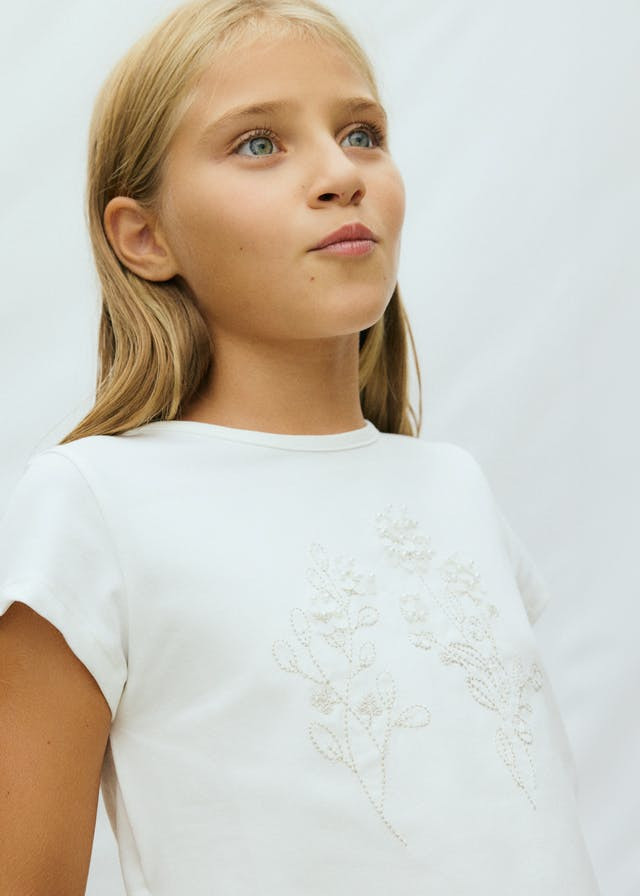 Camiseta de bebé con lentejuelas