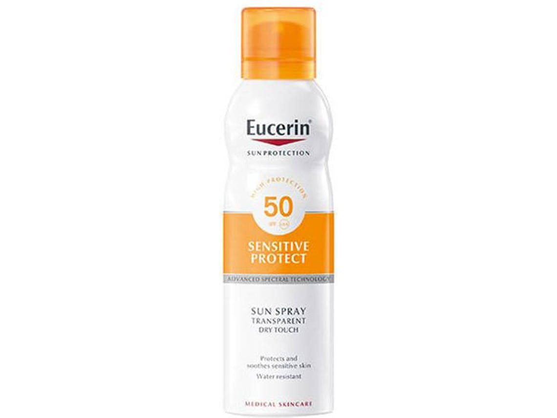 Spray solar transparente toque seco SPF50