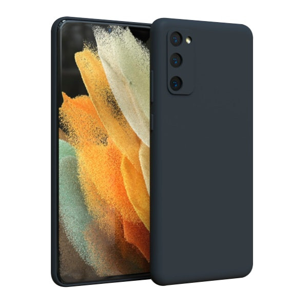 Funda de silicona líquida para Galaxy S22+ 5G - Negro
