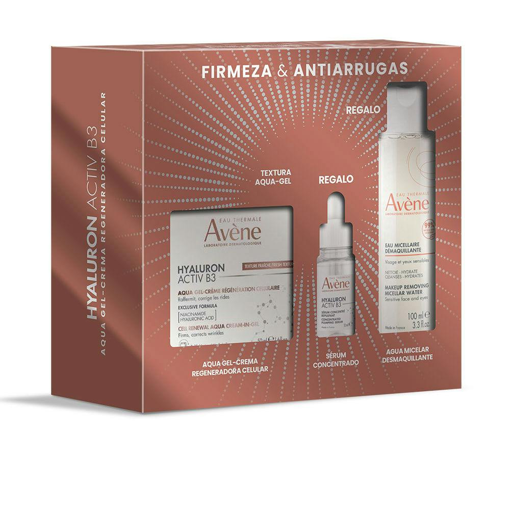 Hyaluron Activ B3 Aqua Gel set de 3: gel-creme, agua micelar y sérum