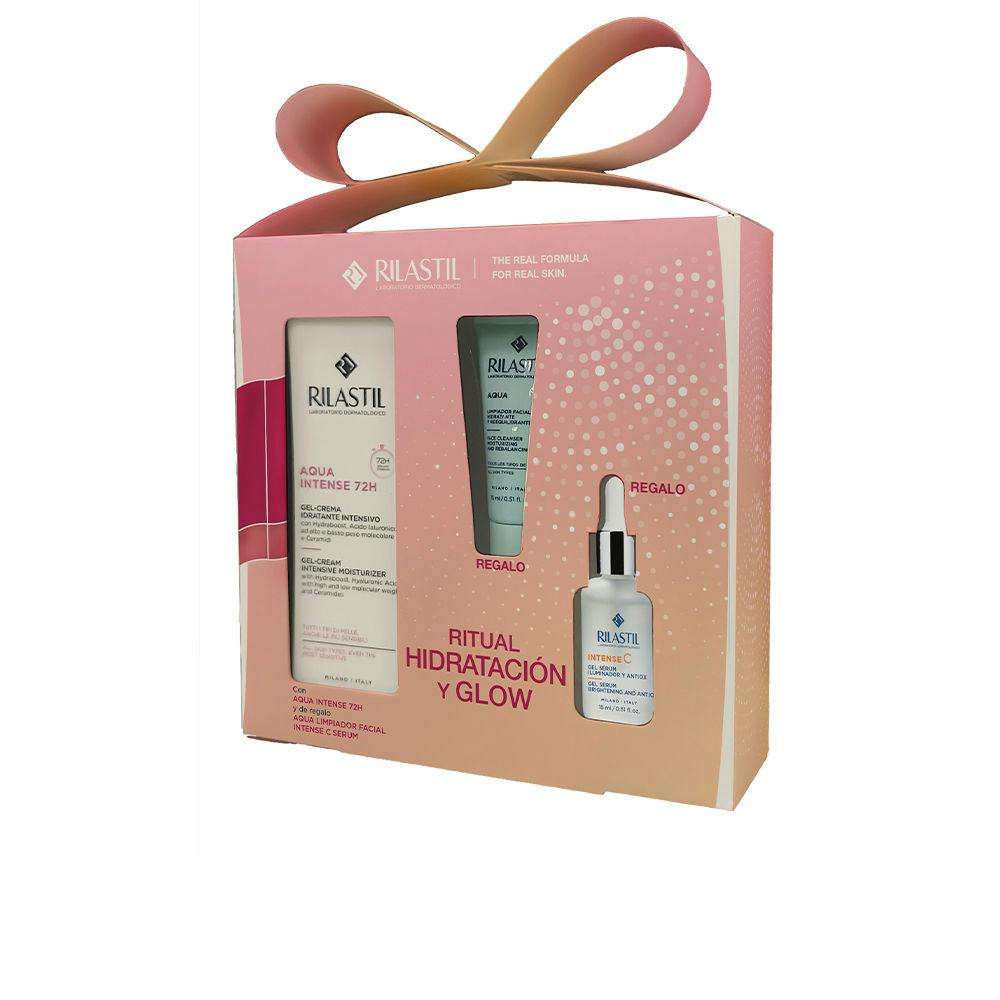 Aqua Intense 72H Hydration and Glow Ritual kit de 3 piezas