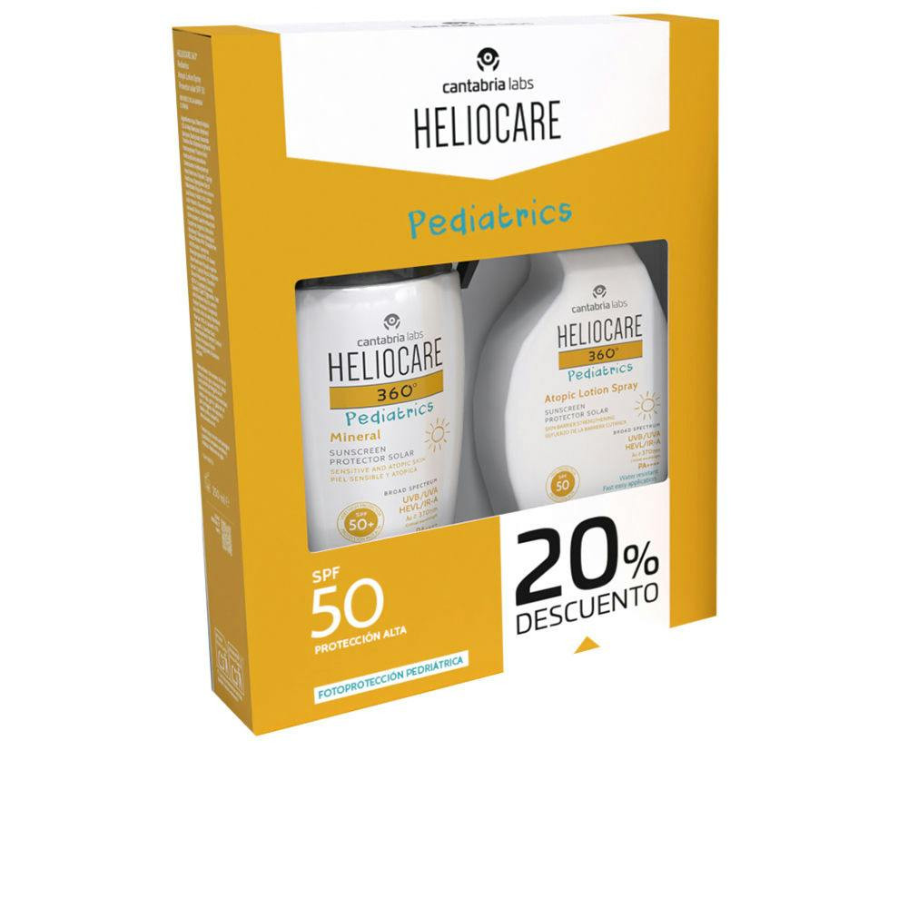 Estuche pediátrico mineral SPF50+ 360° 2 unidades