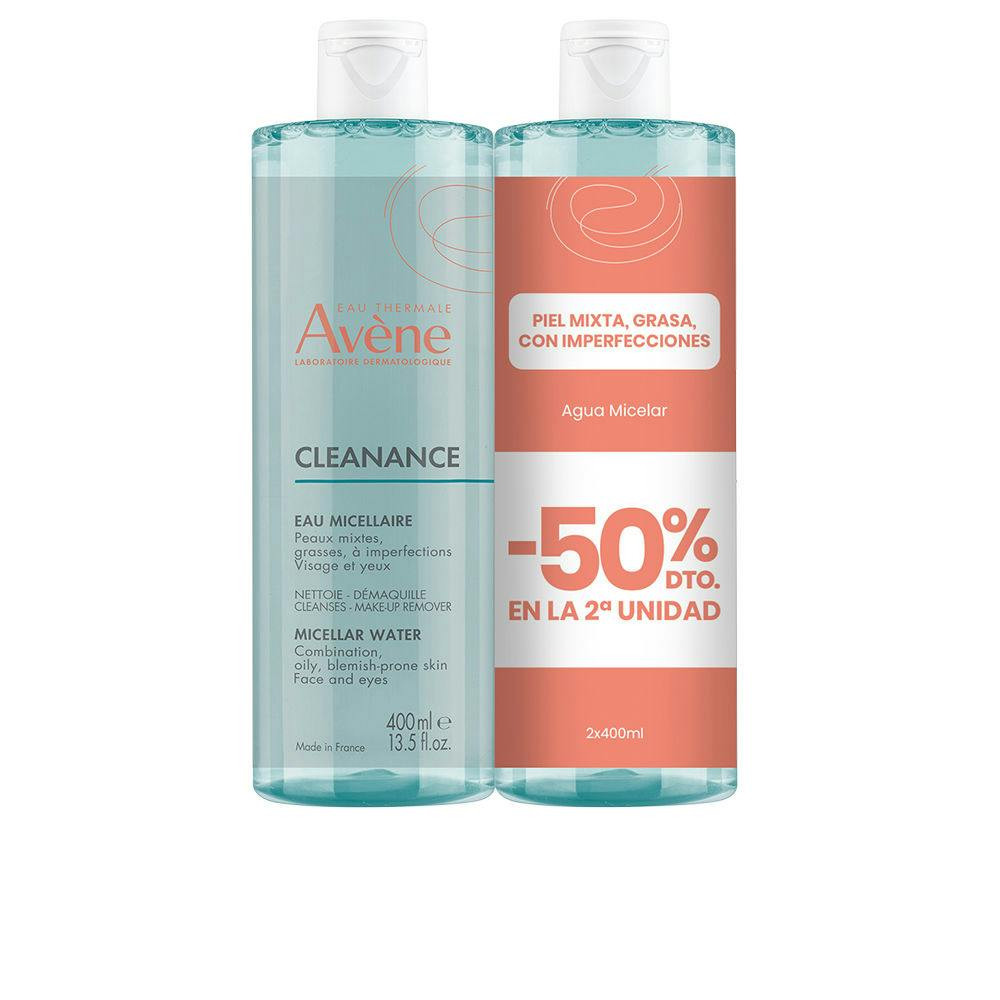 Agua micelar limpieza y desmaquillado pack 2 x 400 ml