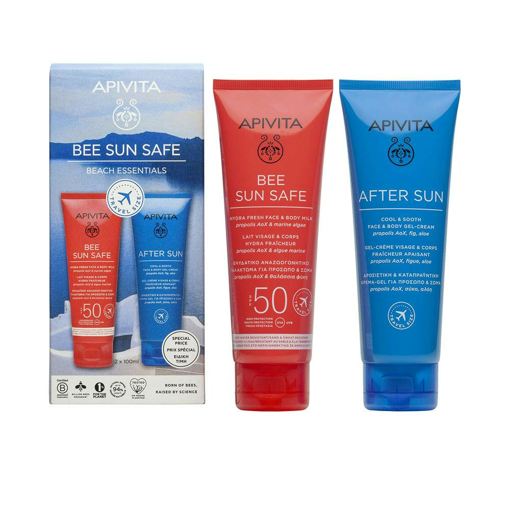 Neceser BEE SUN SAFE para protector solar SPF50, pack de 2