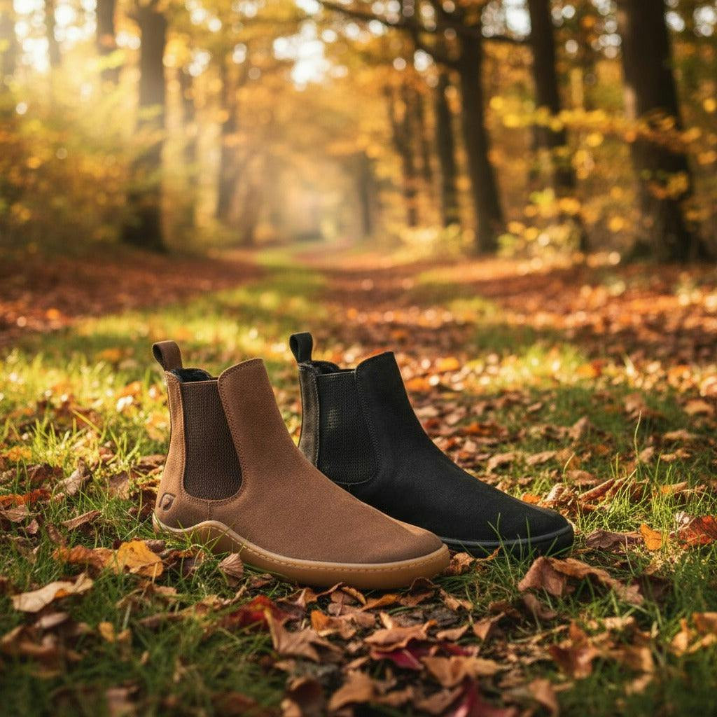 Vouga barefoot ankle boot in nubuck