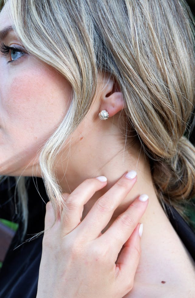 Pendientes Conta de Viana II en plata 925