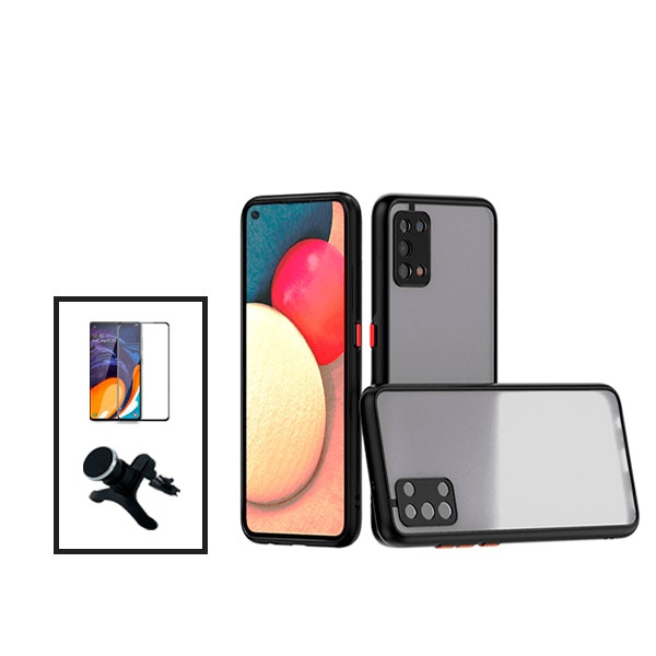 Funda antichoque con protector 5D y soporte magnético para Oppo A74 5G