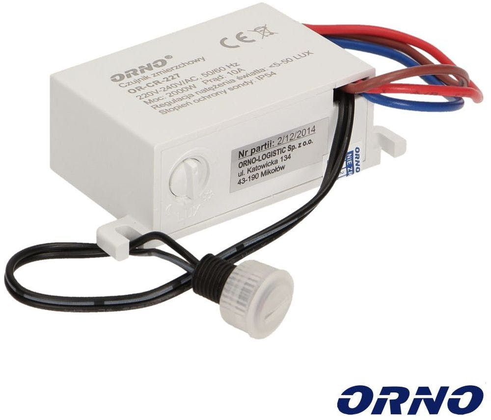 Detetor De Movimentos para Fitas Led ORNO Branco
