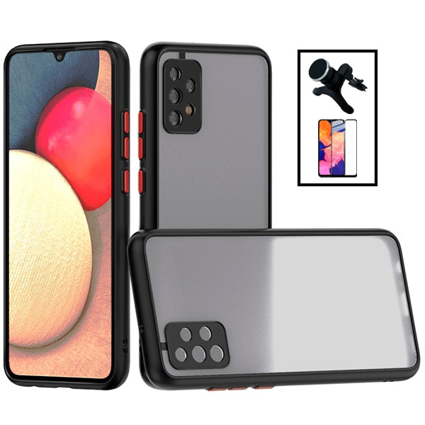Funda antichoque translúcida con 5D full cover para Samsung Galaxy A23