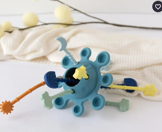 BRINQUEDO DE SILICONE KIOKIDS 10M+