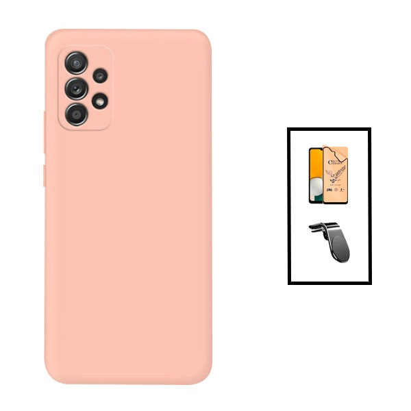 CeramicGlass Screen Protector and Liquid Silicone Case for Samsung Galaxy A23 5G