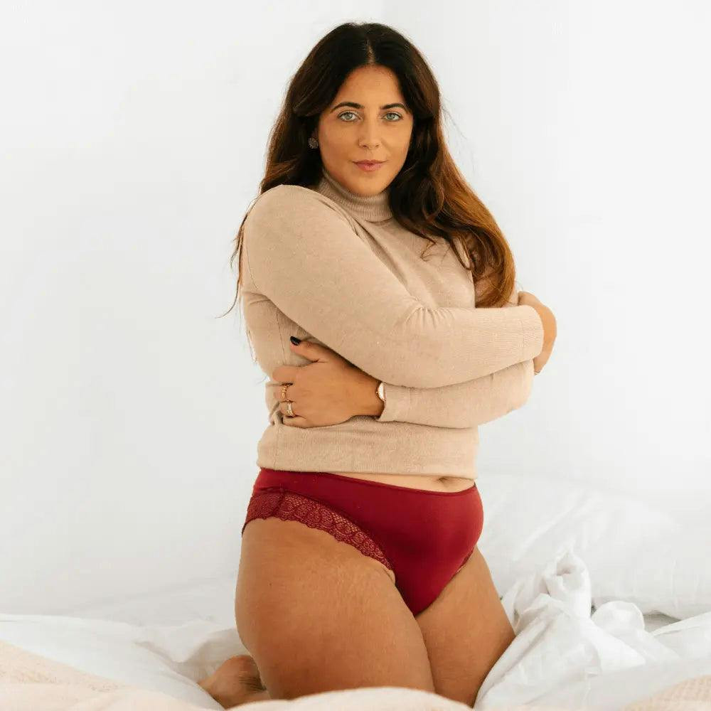 Braga menstrual Carmo cintura alta algodón orgánico y lyocell